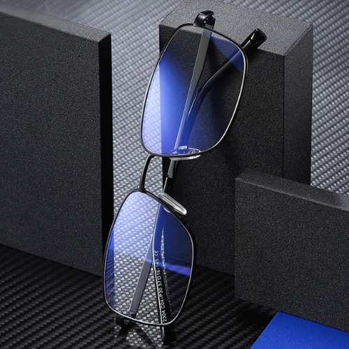 [GCC-1167]남자 사각 30 40 50대 메탈 청색광 눈보호 블루라이트 안경테