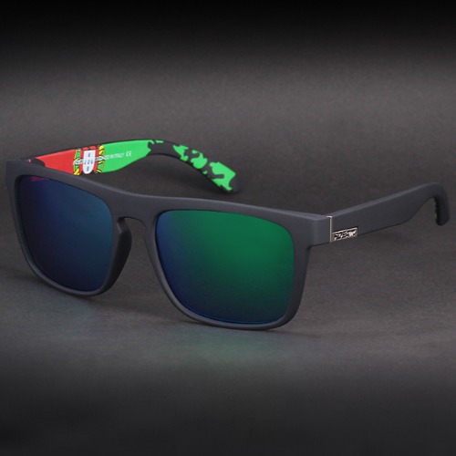 [SCC-4060]남자 여자 패턴 그린미러 스포츠 고글형 낚시 운전 골프 편광 선글라스